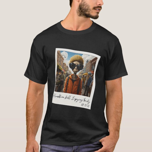 Sci-Fi Aliens Nonhuman Biologics Space Adventure T-Shirt (Front)
