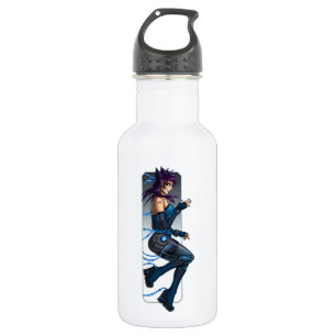 Sci-Fi Anime Girl Stainless Steel Water Bottle