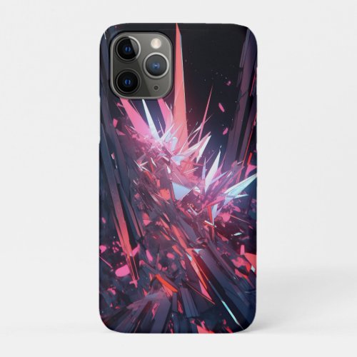 Sci_Fi Anime Glowing Structure iPhone 11 Pro Case
