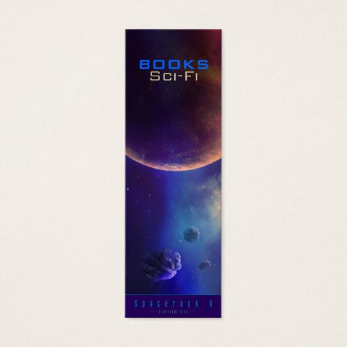 Sci-Fi Bookmark Business Card Templates