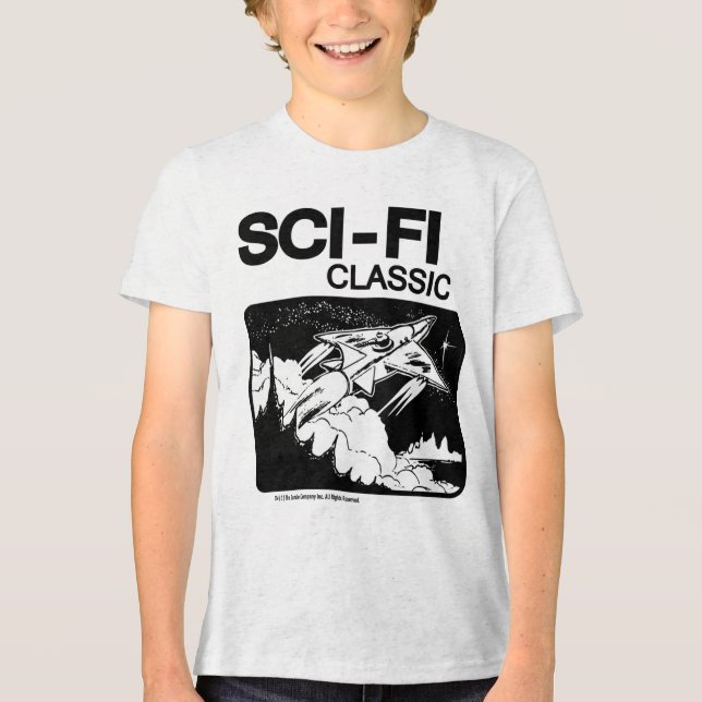 SCI-FI Classic T-Shirt Tri-Blend Shirt (Front)