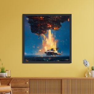 Sci-fi Collection: John Berkey tribute Framed Art