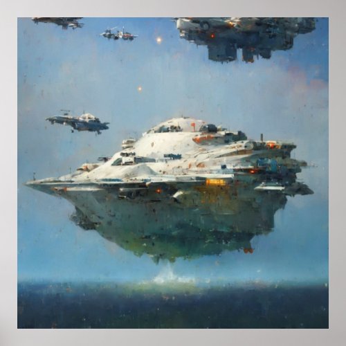 Sci_fi Collection John Berkey tribute Poster