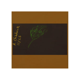 Sci-fi Creature Wood Wall Art