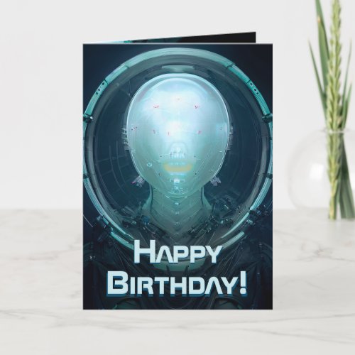 Sci_Fi Cyber Aquatic Combat and Patrol Droid Card