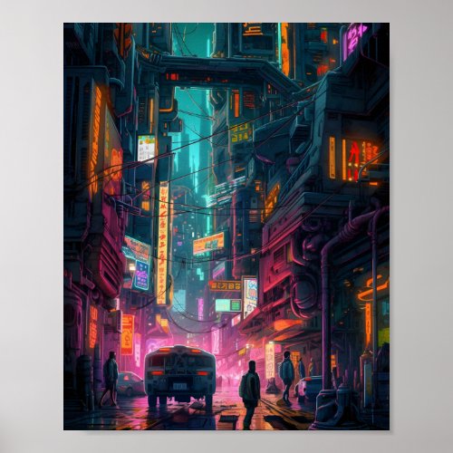 Sci_Fi Cyberpunk Art Design Poster