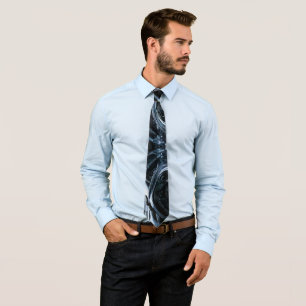 Sci fi Cybertech Cyberpunk Hunter Droid Neck Tie