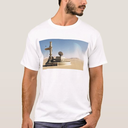 Sci-Fi desert outpost building T-Shirt