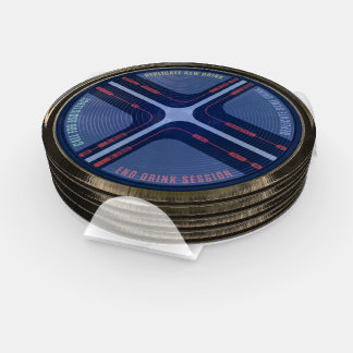 Sci-fi Drink Replicator Coaster Set