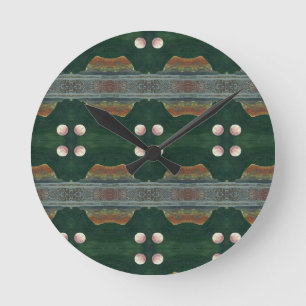 Sci-Fi - fantasy alien space planet worlds Round Clock