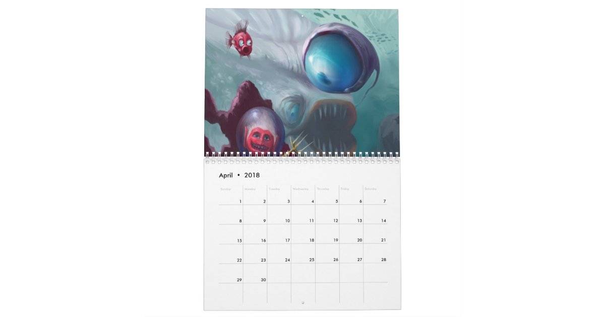 Sci Fi / Fantasy Calendar Zazzle