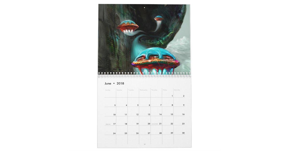 Sci Fi / Fantasy Calendar Zazzle