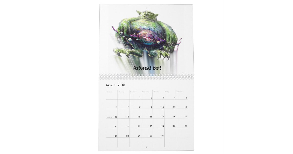Sci Fi / Fantasy Calendar Zazzle