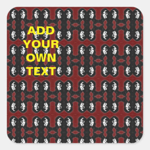 Sci-Fi - fantasy Poe's Lanore and Annabelle Lee Square Sticker