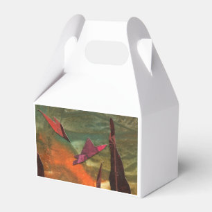 Sci-Fi "Fire Birds" alien life forms in flight Favor Boxes