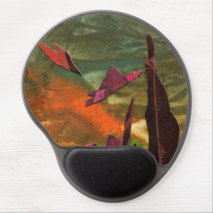 Sci-Fi "Fire Birds" alien life forms in flight Gel Mouse Pad