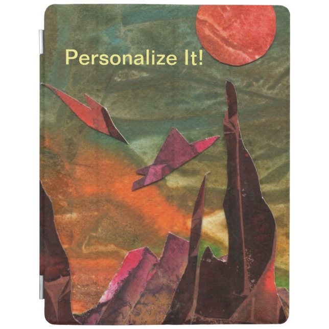 Sci-Fi "Fire Birds" alien life forms in flight iPad Smart Cover (Front)