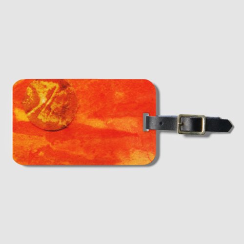 Sci_fi Fire Birds alien life forms in space  Lug Luggage Tag