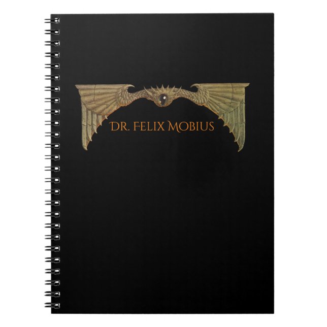 Sci Fi Flying Eye Personalized  Notebook (Front)