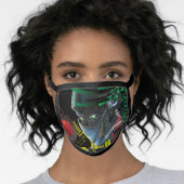 Sci-Fi Futuristic Robot Technology Face Mask (Worn Her)
