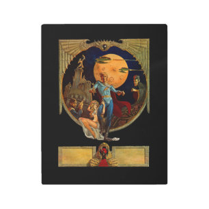 Sci-Fi Hero  Metal Print