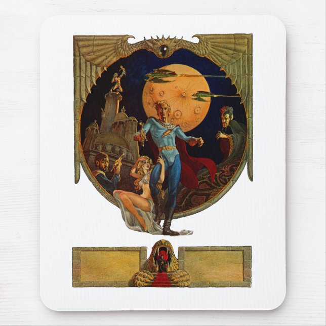 Sci-fi- Hero Mouse Pad (Front)