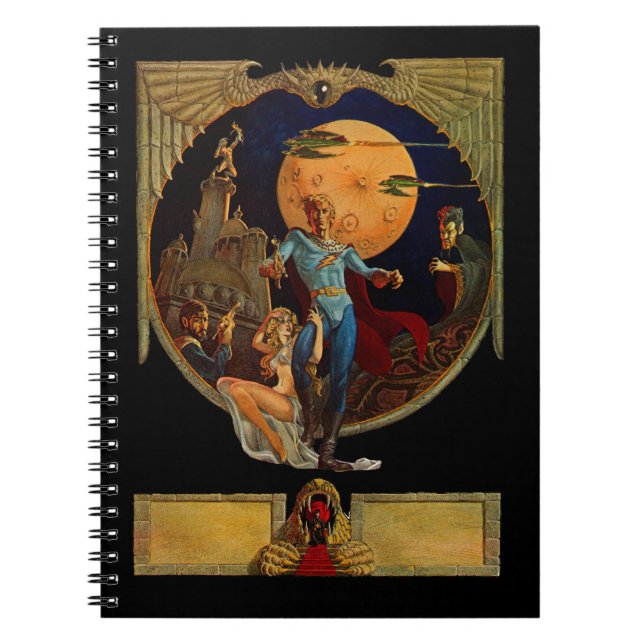 Sci-Fi Hero Notebook (Front)