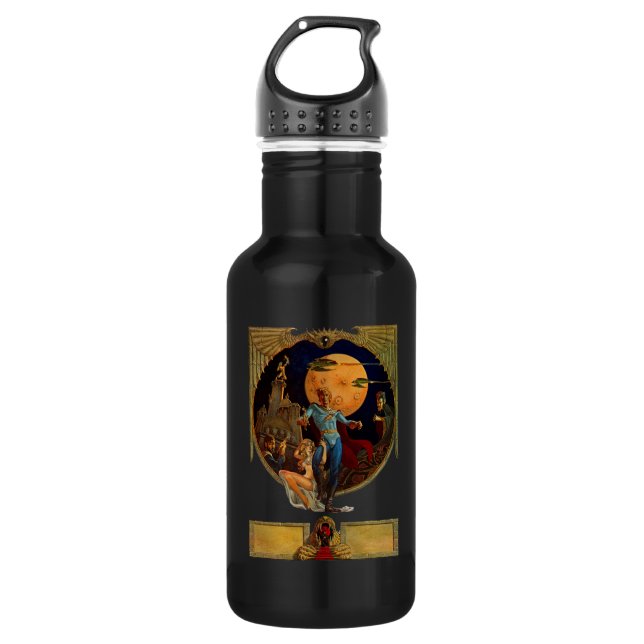 Sci-Fi Hero Water Bottle (Front)