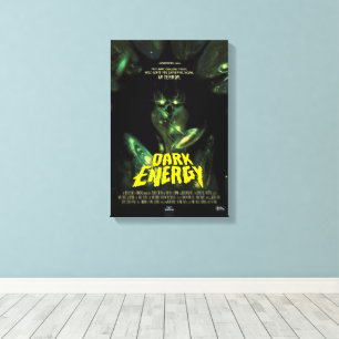 Sci-Fi Horror Movie Ad, Dark Energy Canvas Print