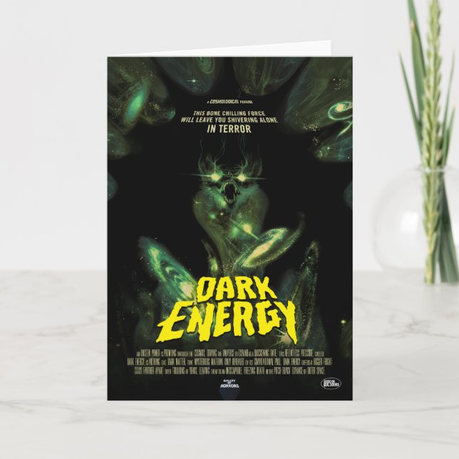 Sci-Fi Horror Movie Ad, Dark Energy Card (Front)