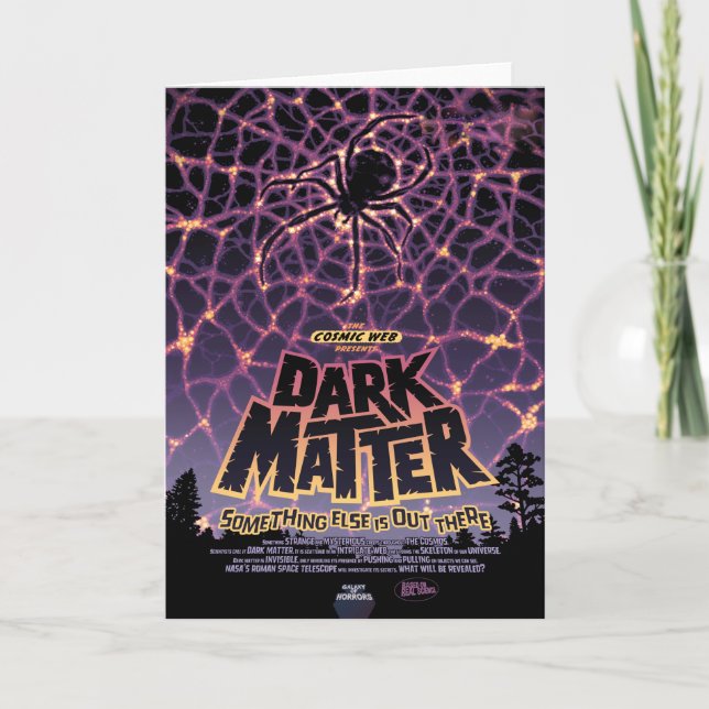 Sci-Fi Horror Movie Ad, Dark Matter Card (Front)