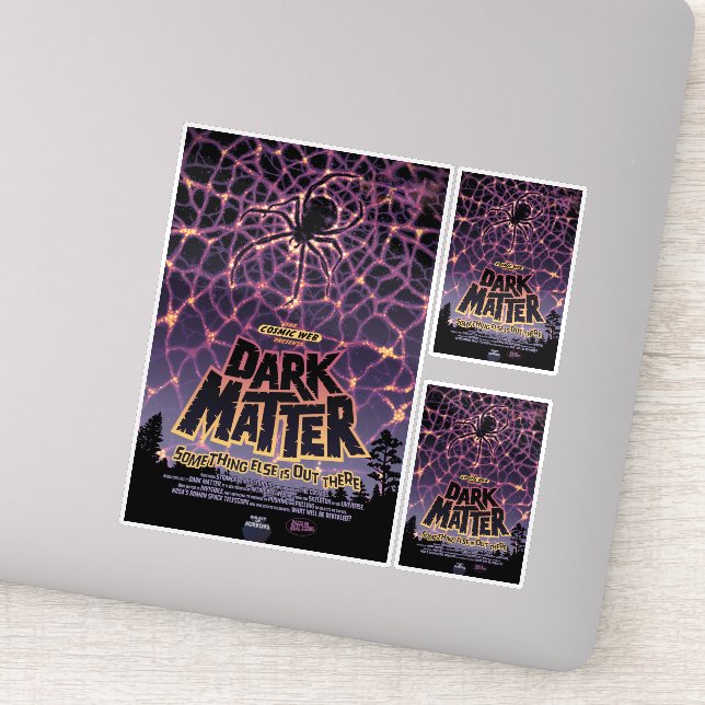 Sci-Fi Horror Movie Ad, Dark Matter Sticker (Detail)