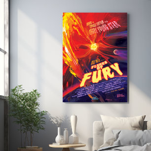 Sci-Fi Horror Movie Ad, Flares Of Fury Acrylic Print