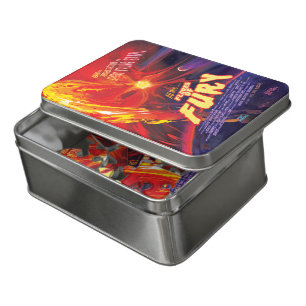 Sci-Fi Horror Movie Ad, Flares Of Fury Jigsaw Puzzle