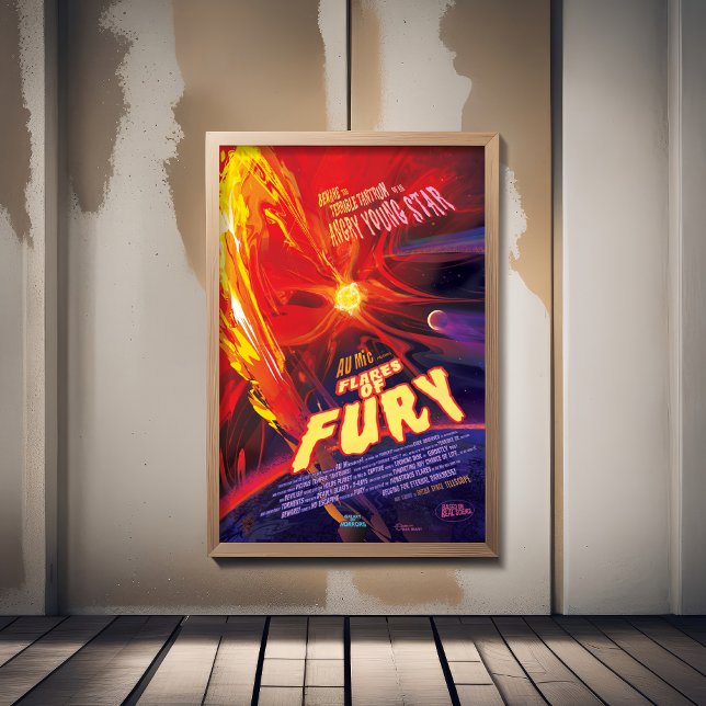 Sci-Fi Horror Movie Ad, Flares Of Fury Poster (Creator Uploaded)