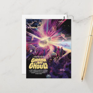 Sci-Fi Horror Movie Ad, Gamma Ray Ghouls Postcard