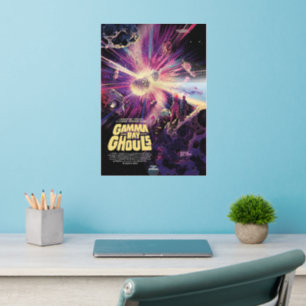 Sci-Fi Horror Movie Ad, Gamma Ray Ghouls Wall Decal