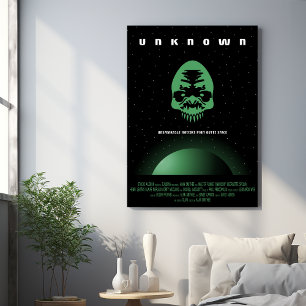 Sci-Fi Horror Movie Ad, Unknown Acrylic Print