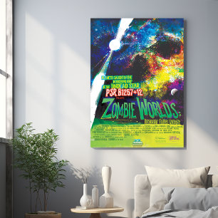 Sci-Fi Horror Movie Ad, Zombie Worlds Acrylic Print
