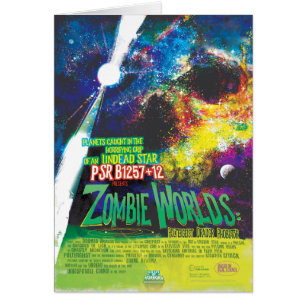 Sci-Fi Horror Movie Ad, Zombie Worlds Cards