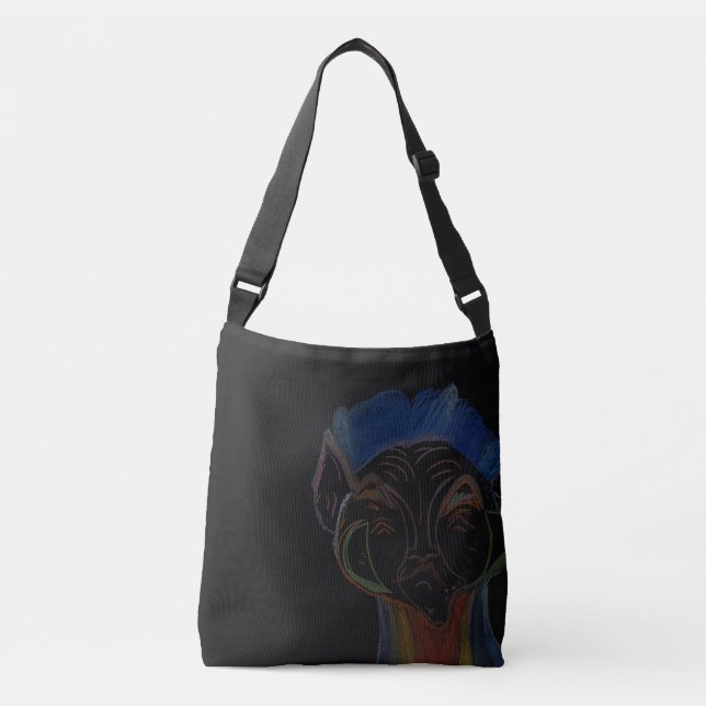 Sci-fi Hybrid Crossbody Bag (Front)