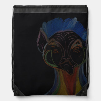 Sci-fi Hybrid Drawstring Backpack
