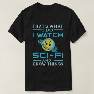 Sci-Fi Lover Shirt - Space Nerd Knowledge Tee