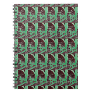 Sci-Fi "Lunar Landscape" the man in the moon Notebook