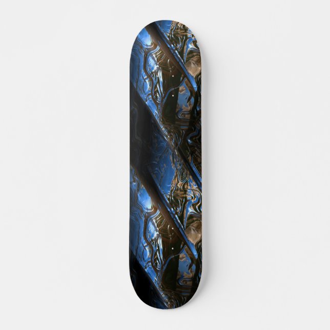 Sci-Fi Metal Art 2-1 Skateboard Deck (Front)