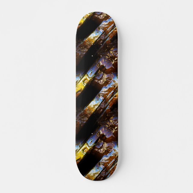 Sci-Fi Metal Art 2-3 Skateboard Deck (Front)