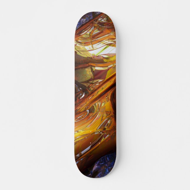 Sci-Fi Metal Art 2-4a Skateboard Deck (Front)