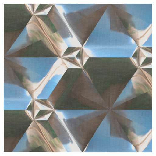 Sci-Fi Metal Patterns 7 Custom Fabric