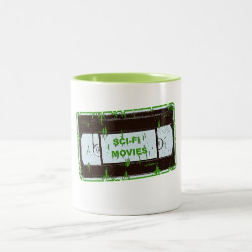 Sci _ Fi Movies Green Two_Tone Coffee Mug