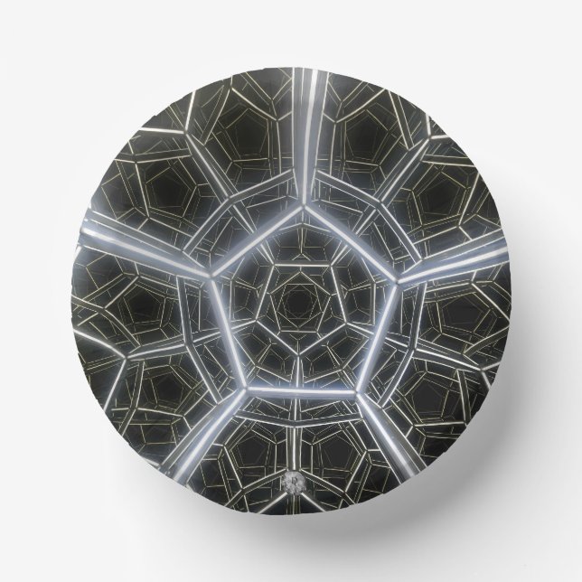 Sci-Fi Multi-Dimensional Paper Bowls (Front)